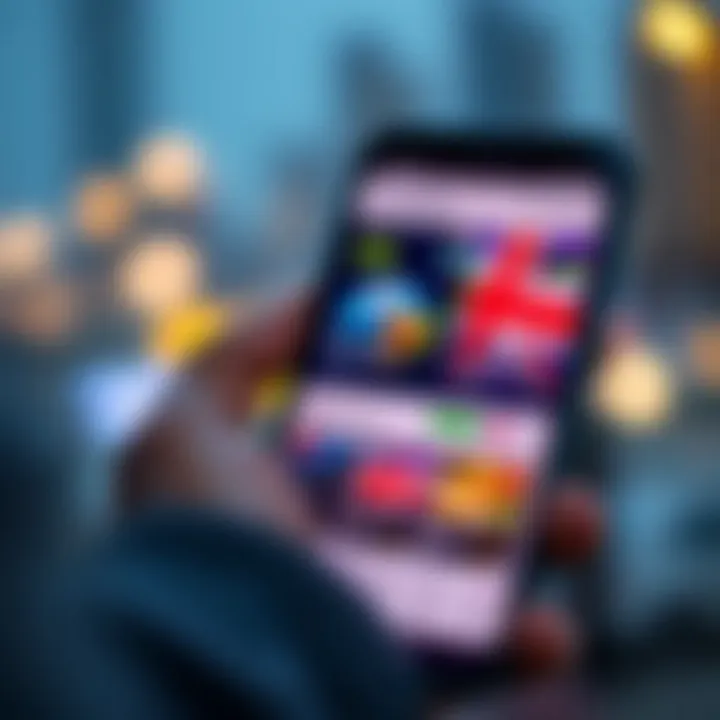 Mobile phone displaying various Kenyan trading applications on screen