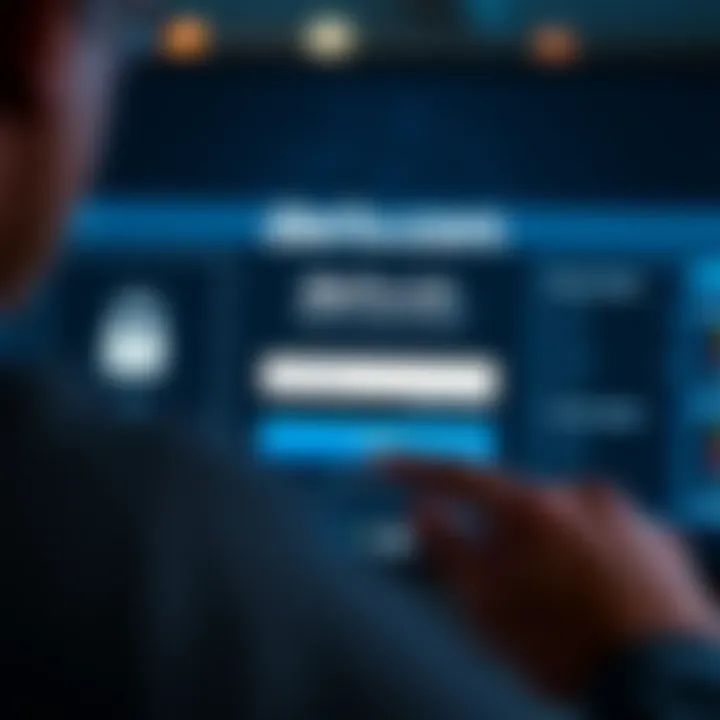 User entering credentials on Deriv.com login interface with a secure connection symbol