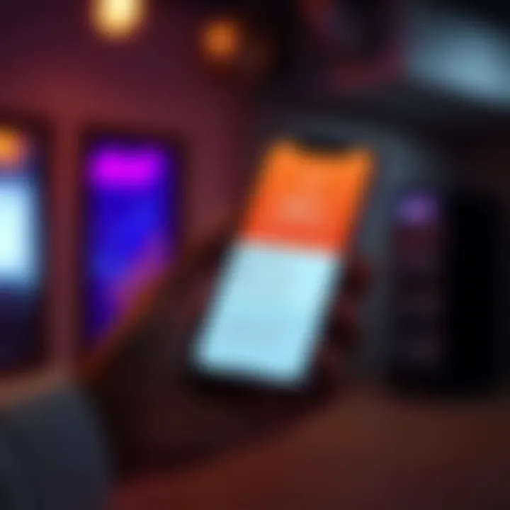 Mobile phone displaying the Deriv app login page with secure access options