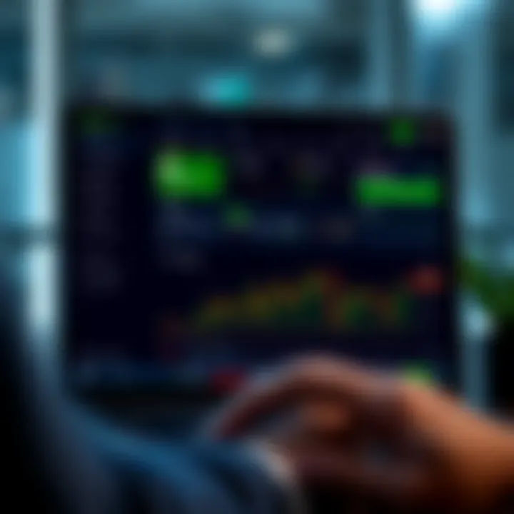 Dashboard displaying online trading tools and account management features on Deriv.com app