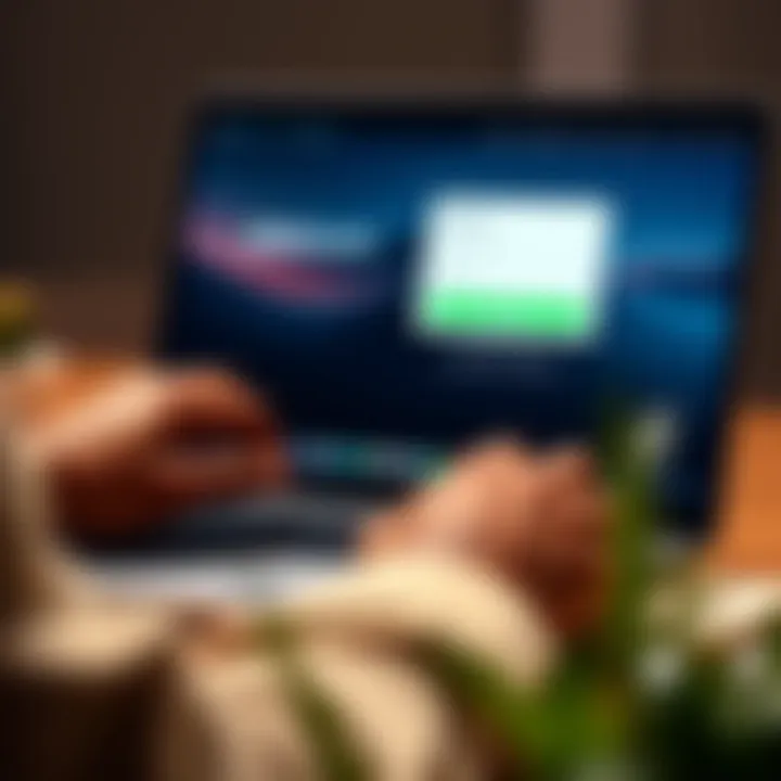 Logging into Deriv.com on Desktop User entering login credentials on Deriv.com website interface on a laptop screen