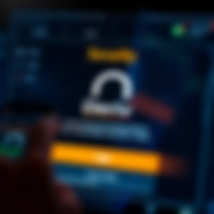 Secure login screen of Deriv trading app highlighting encryption and user authentication features