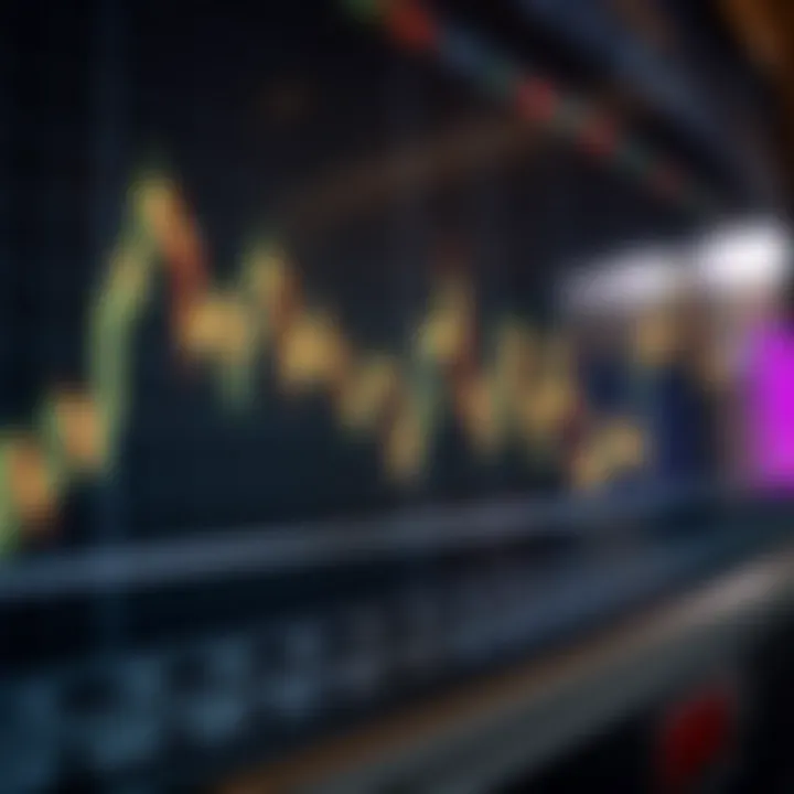 Currency Exchange Rate Trends in Forex Trading Graph showing currency exchange rates fluctuating over time