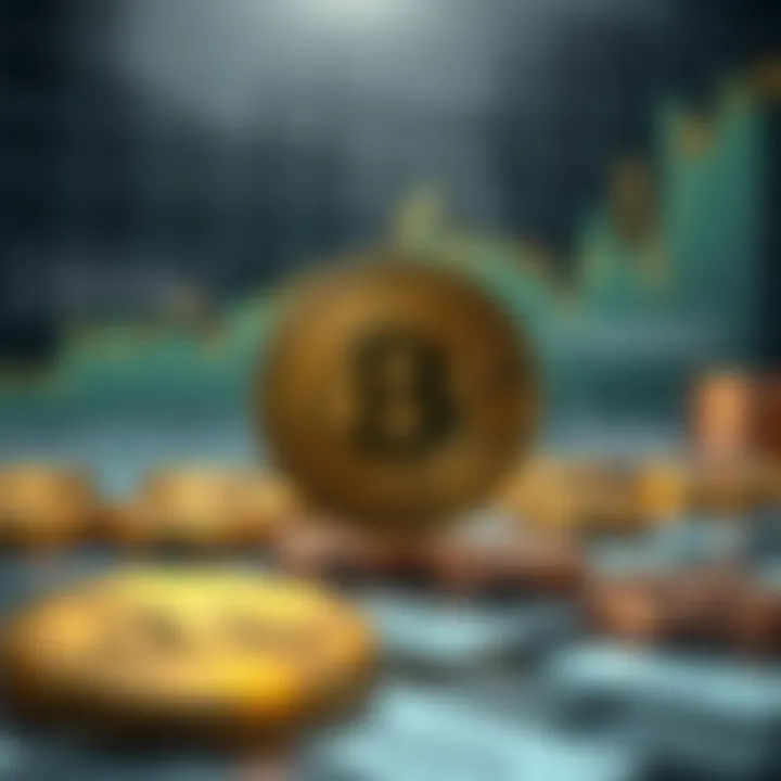 Visual representation of factors affecting Bitcoin's value including technology, regulation, and investor sentiment