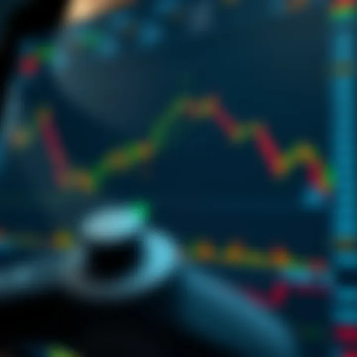 Digital platform interface showing currency pairs and trading options