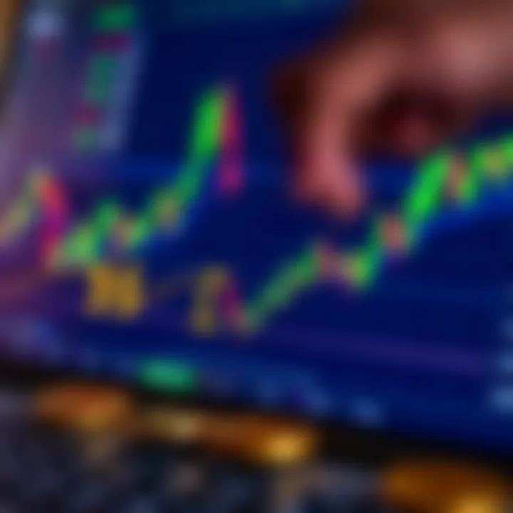 Cryptocurrency trading platform interface showing charts and Kenyan Shilling currency symbols