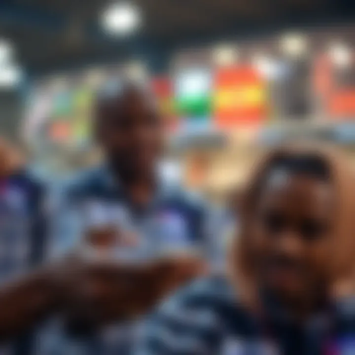 Funding Your Deriv Account Using M-Pesa in Kenya Kenyan trader using mobile phone with M-Pesa to fund Deriv trading account