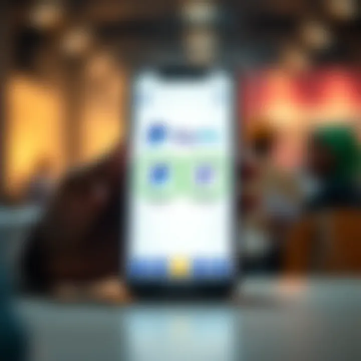 Mobile phone displaying PayPal and M-Pesa apps with Kenyan shilling currency symbols