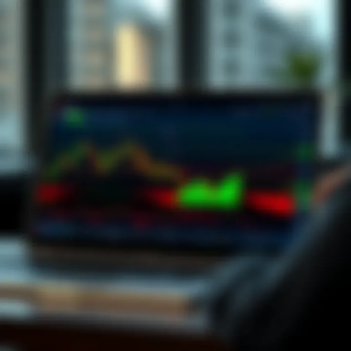 TradingView Charts Embedded in Deriv for Enhanced Technical Analysis TradingView chart integrated within Deriv platform showing various technical indicators and candlestick patterns