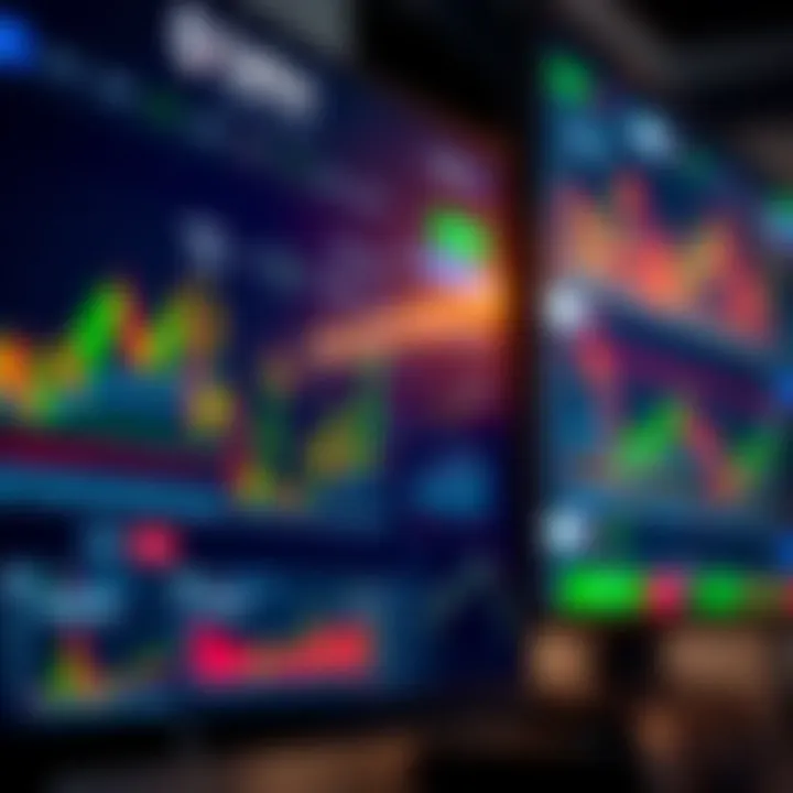 IQ Option Trading Platform Interface Overview Interface of IQ Option trading platform displaying various financial instruments and charts