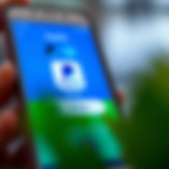Digital wallet interface showing money transfer between PayPal and M-Pesa accounts