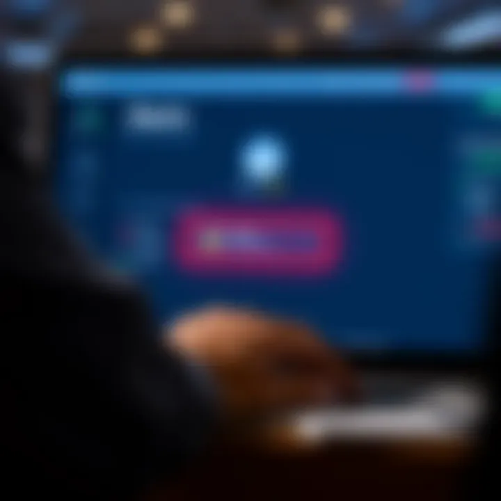 User managing account settings for email login security on Deriv platform