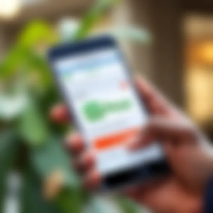 Mobile phone displaying payment confirmation screen with M-Pesa logo in a trading app