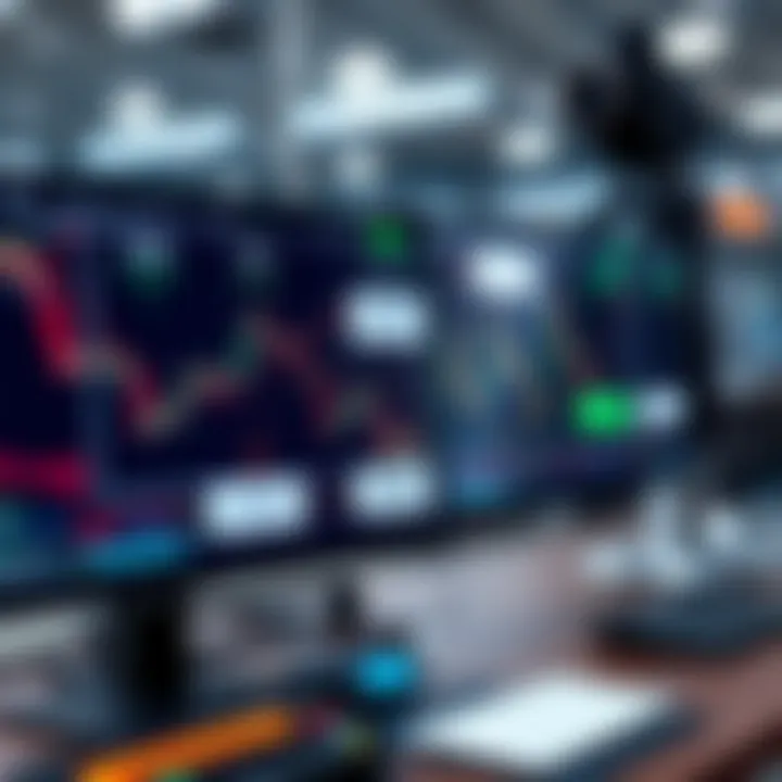 Diagram illustrating how automated forex trading software executes trades based on market data and algorithms
