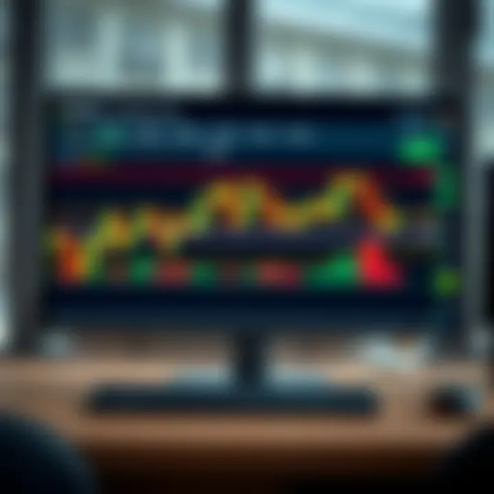 TradingView chart displaying candlestick patterns and technical indicators for market analysis