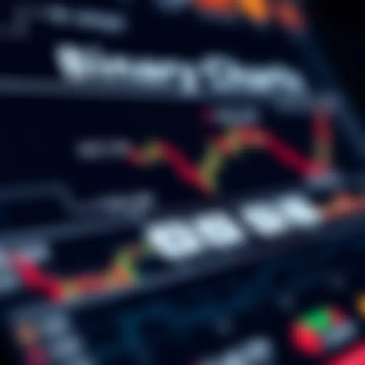 Diagram showing components and structure of a binary chart with clear indicators for data points