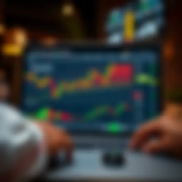 Illustration of digital trading interface highlighting binary options features