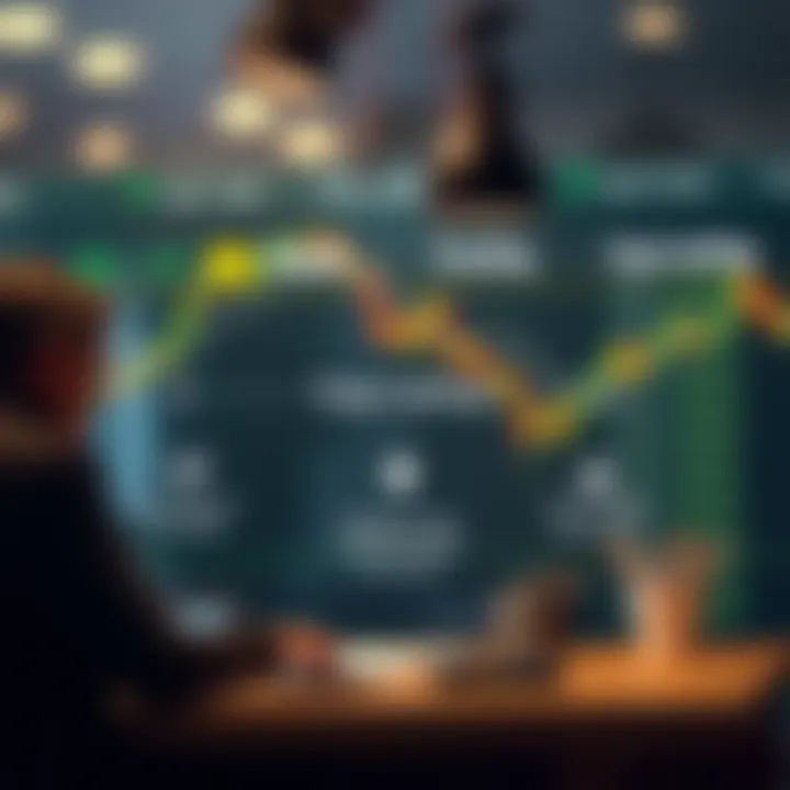 Diagram showing the concept of copy trading where one investor replicates trades of an experienced trader automatically