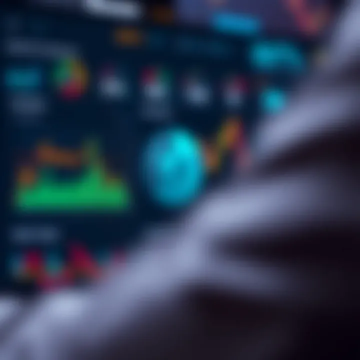 Graphical representation of trading data analytics on Deriv Bot dashboard