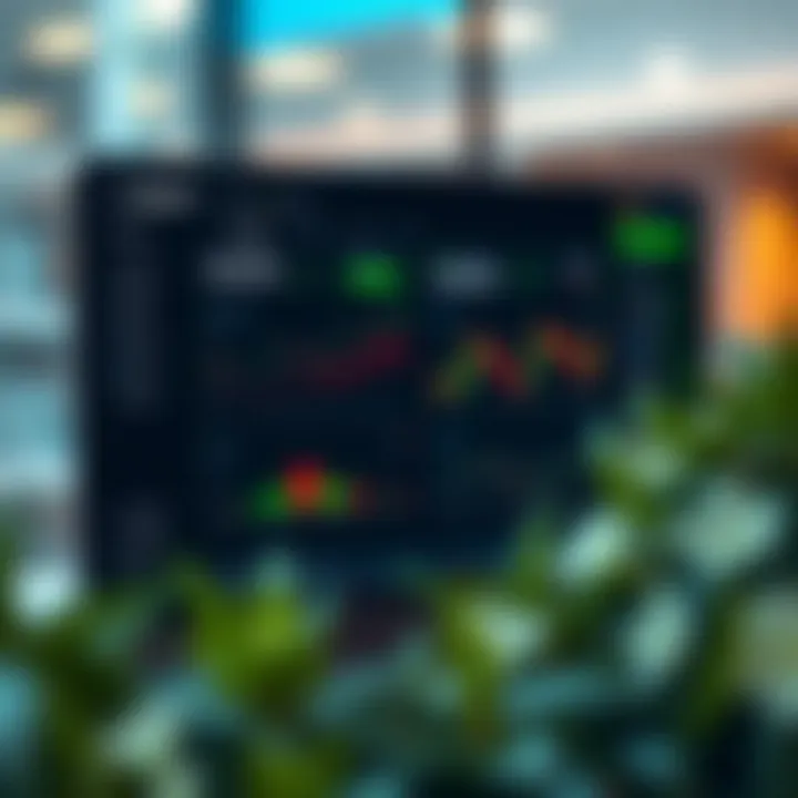 Dashboard overview of Deriv Hub showing financial charts and trading tools for market analysis