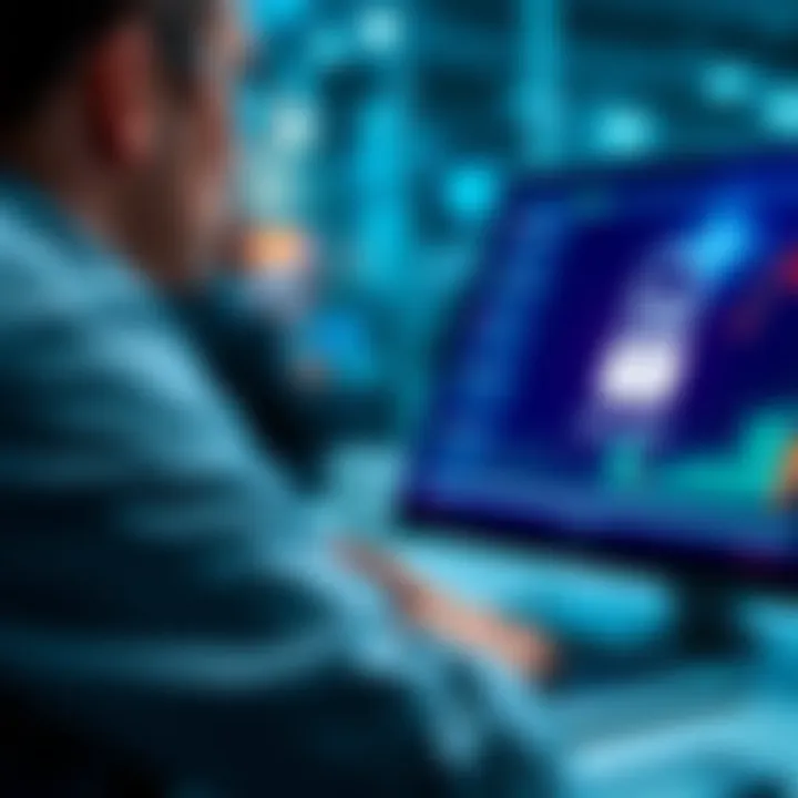 User entering login credentials on a secure online platform