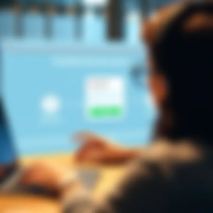 Illustration of account setup workflow on Deriv.com showing registration, verification, and trading initiation