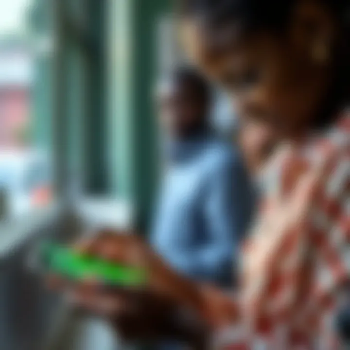 Visual guide illustrating how to use M-Pesa to fund an FBS trading account securely