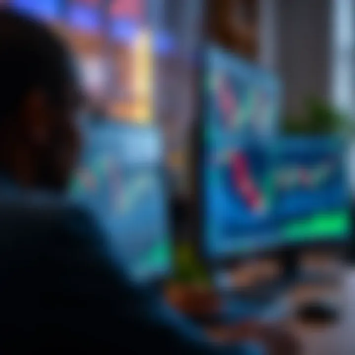 Comparison of Finviz forex tools with other trading platforms on computer screens