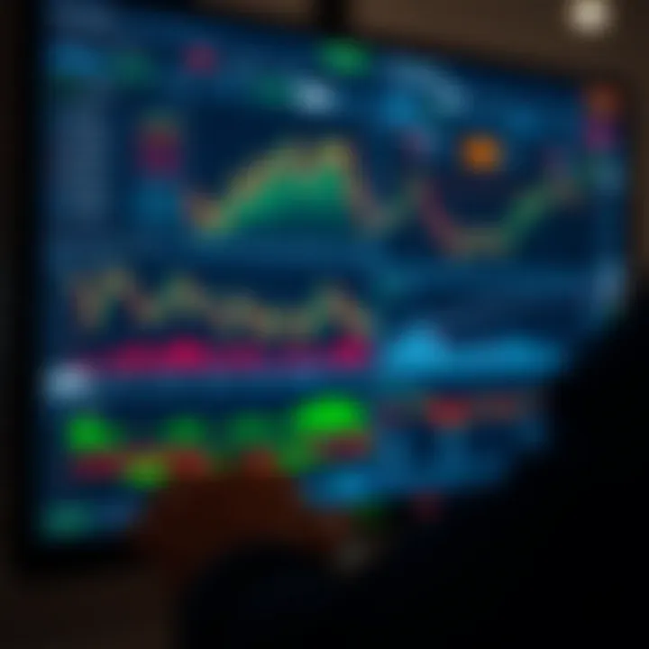 Overview of Quotex Trading Platform Interface User interface of Quotex trading platform showcasing various trading tools and real-time market charts