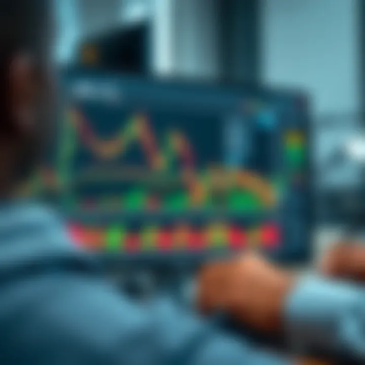 Overview of QXBroker trading platform interface showing charts and tools