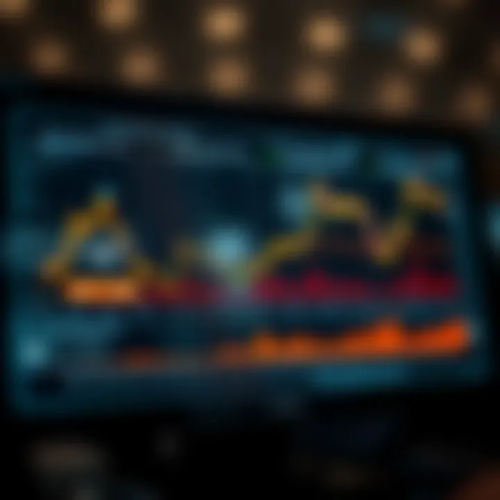 Graphical representation of synthetic indices showing market simulation without traditional assets