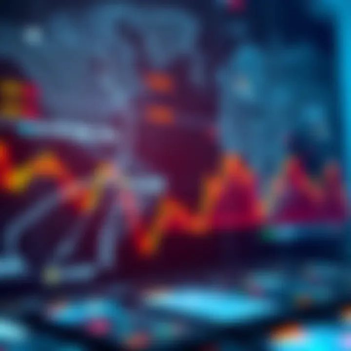 Digital Financial Network Demonstrating Bots Executing Trades in Global Markets Conceptual illustration of digital financial network with bots executing trades across global markets