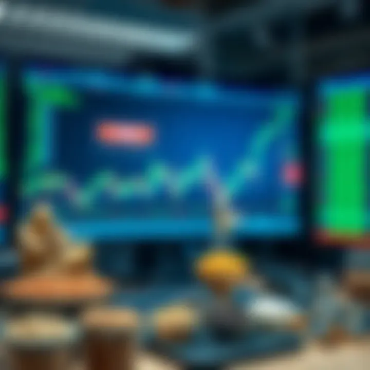 Overview of Global Commodity Trading Markets Various global commodities including grains, metals, and energy products displayed on a trading desk