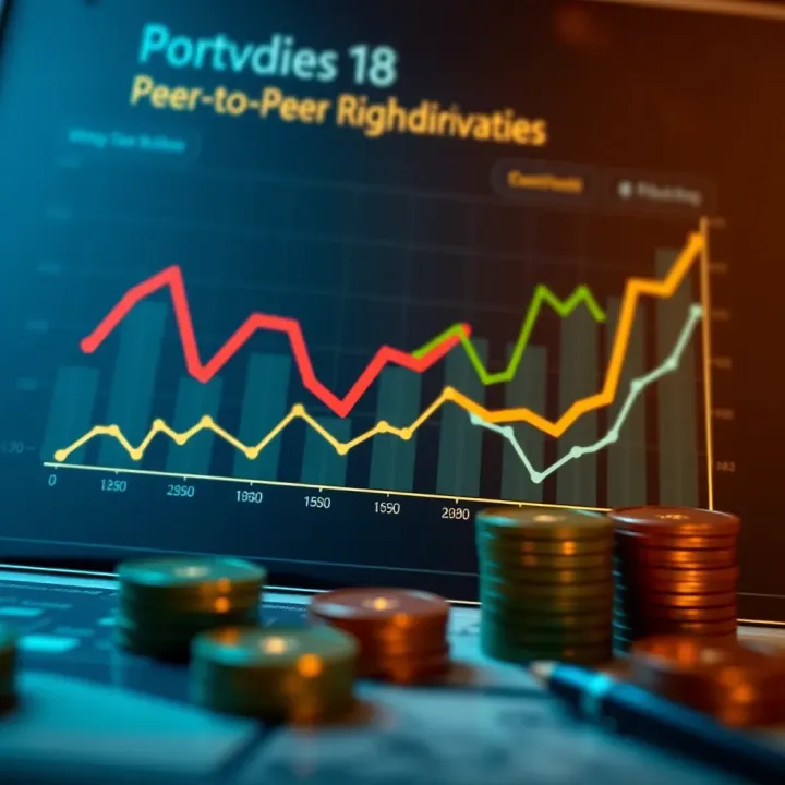 Graph showing growth trends and regulatory frameworks influencing peer-to-peer derivative markets in Kenya