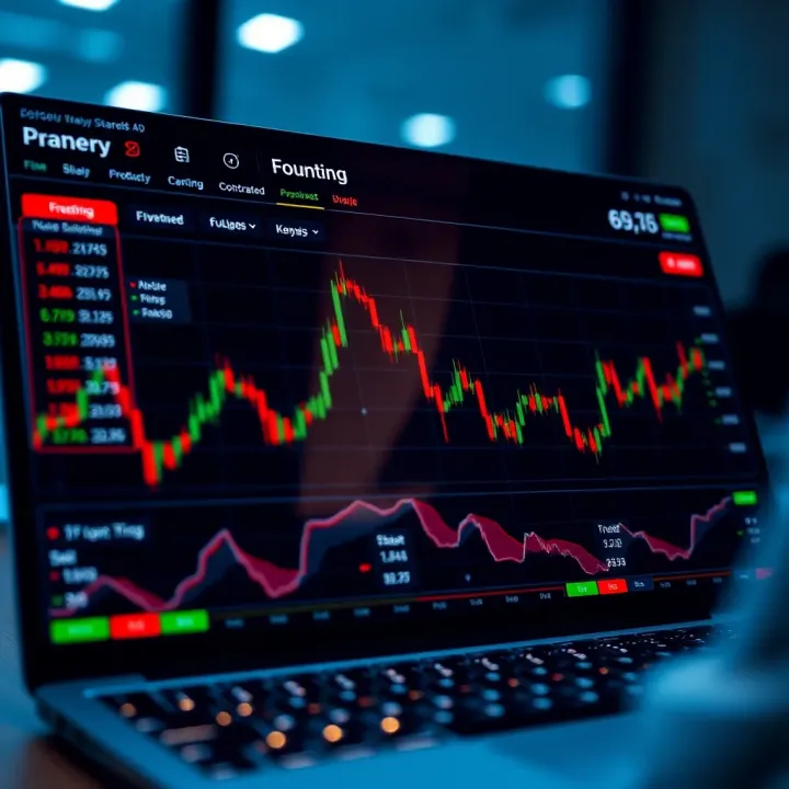 Illustration of a forex trading account dashboard showing currency pairs and trading options for Kenyan investors